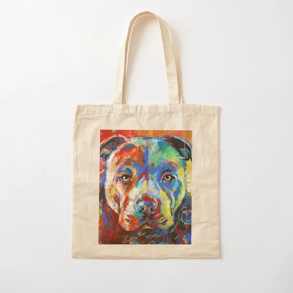 

Stafforshire Bull Terrier Tote Bag large tote bags cloth bags cute shopper women Canvas