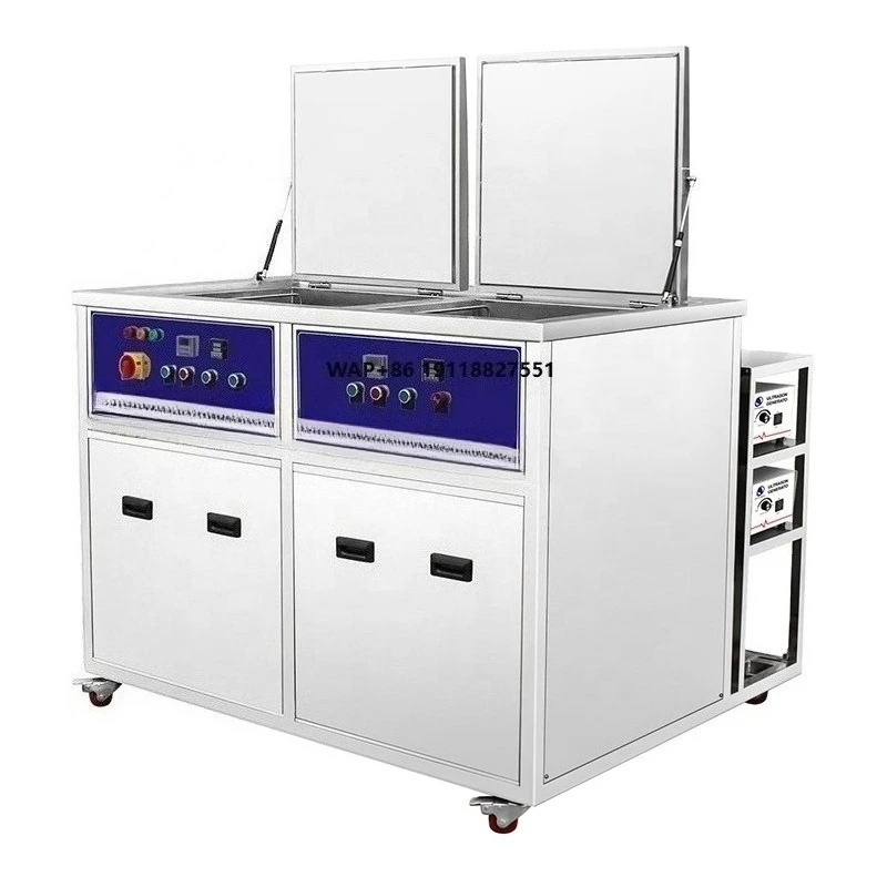 Ultrasonic Cleaning Device Double Tanks with Filtration System  Cleaning Drying Tank Industrial Workpiece  Washing