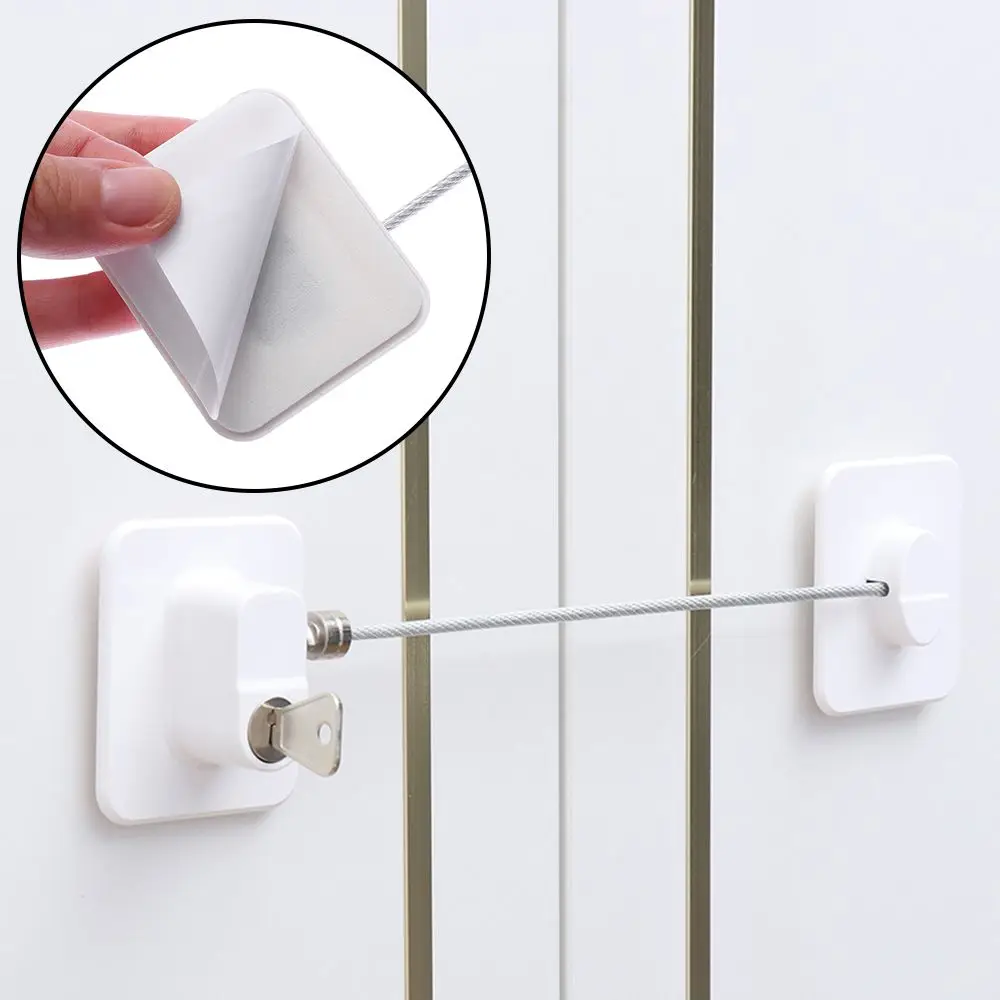 Drawers Children Protection Sliding Closet Digital Password Refrigerator Lock With Metal Key or Coded Lock Cabinet Locks