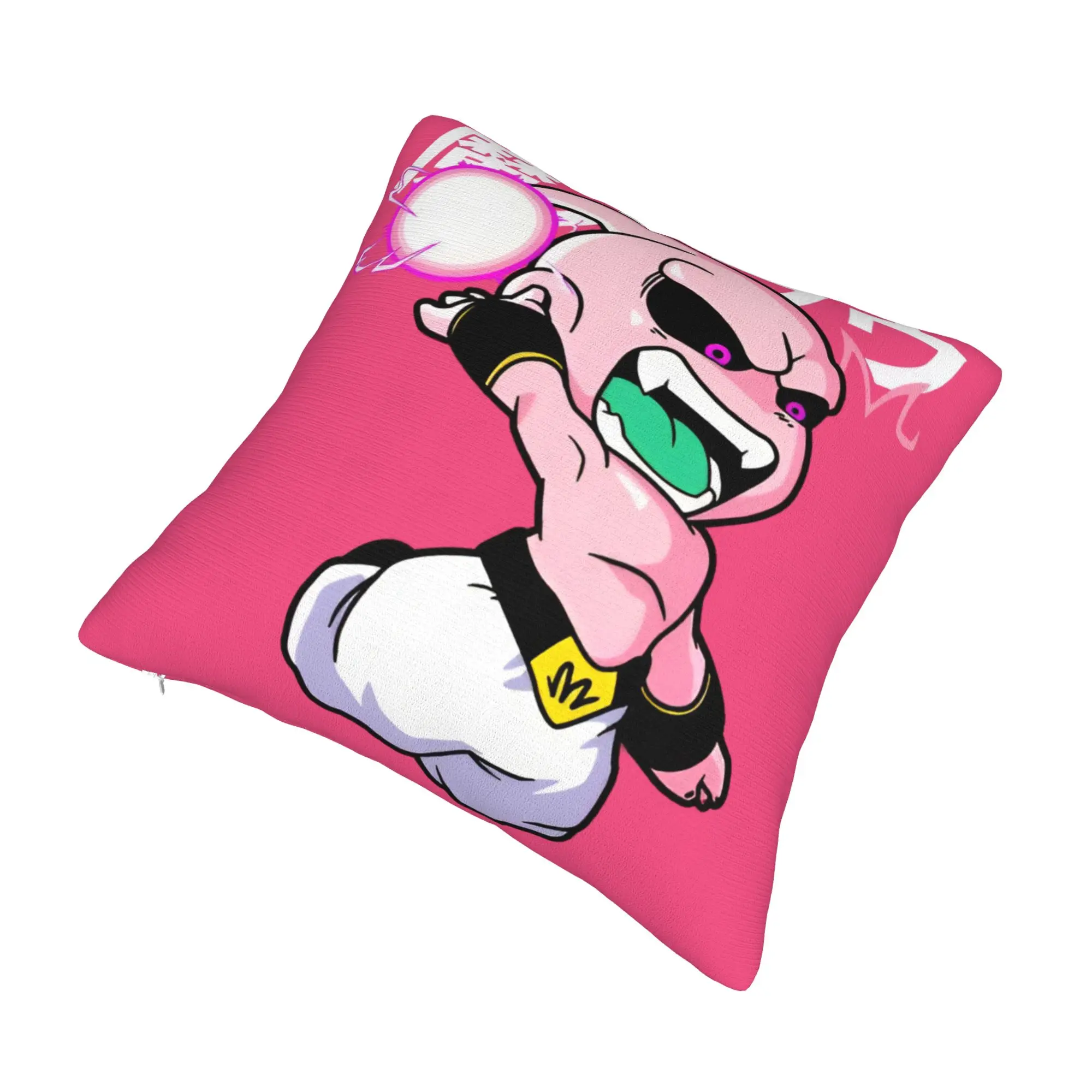 D-Dragon B-Ball Supers Buus Cushion Cover 40x40cm Soft Cartoon Monster Majins Throw Pillow Case Car Square Pillowcase Decoration