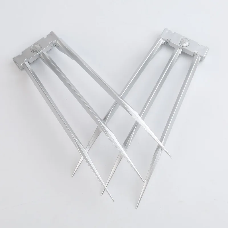 Artigli di lupo mannaro in metallo Plastica ABS Manici per armi da superero Artigli fantasy Bomboniere di ruolo Puntelli per costumi cosplay per adulti Bambini