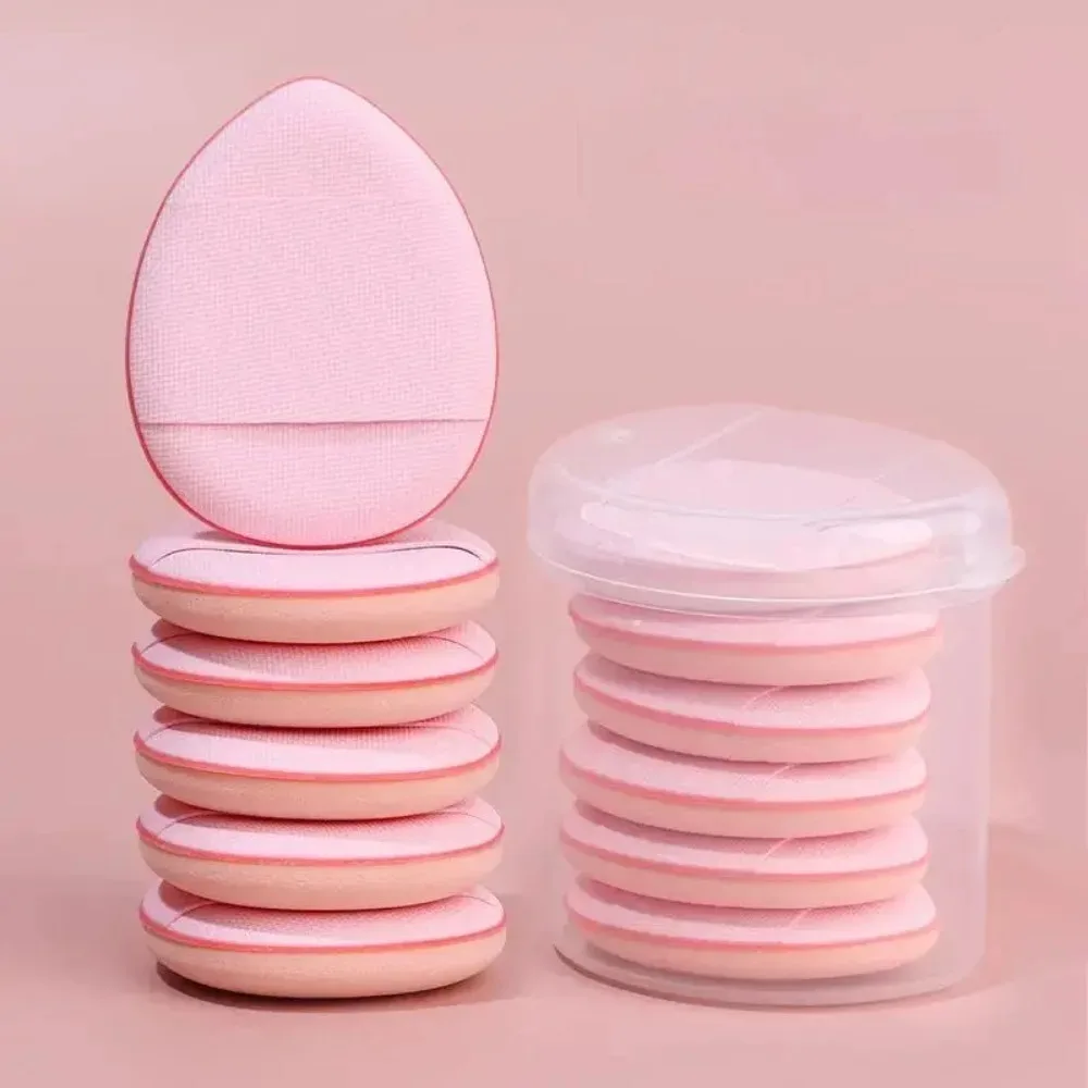 6Pcs Mini Air Cushion Foundation Puff - Small Powder Sponge for Face Concealer BB Cream Cosmetic Applicator Makeup Tools