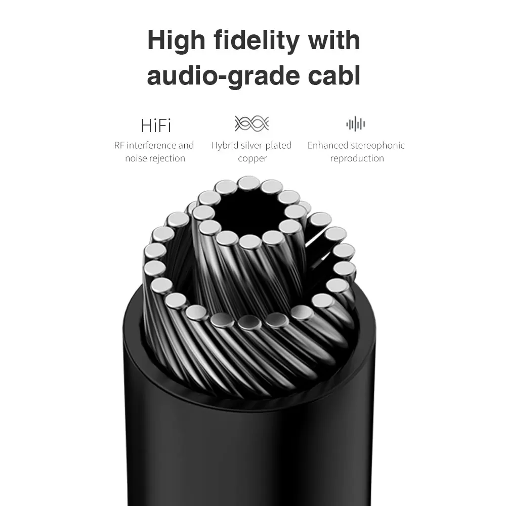 TRN TE DAC AMP Adaptador tipo C a Cable de Audio de 3,5mm, amplificador de auriculares PCM de 96kHz para tienda oficial de TRN