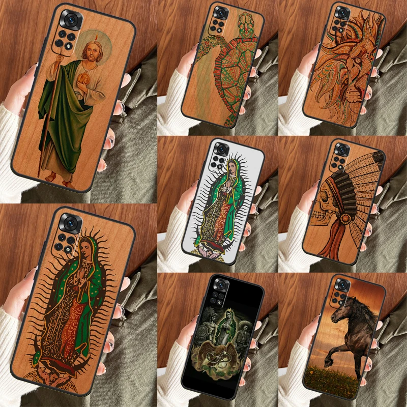 San Judas Colored Design Case For Xiaomi Redmi Note 12 Pro 8 9 10 11 Pro Note 11S 9S 10S 9A 9C 9T 10C 12C Cover