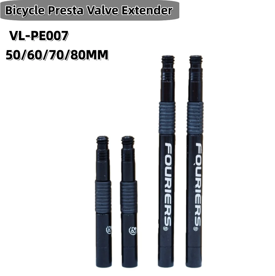 FOURIERS Bicycle Presta Valve Extender VL-PE007 Bicycle Parts Adding nylon gaskets can prevent noise