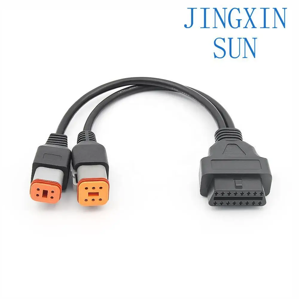 Motorcycle 6+4pin 2-in-1 Adapter