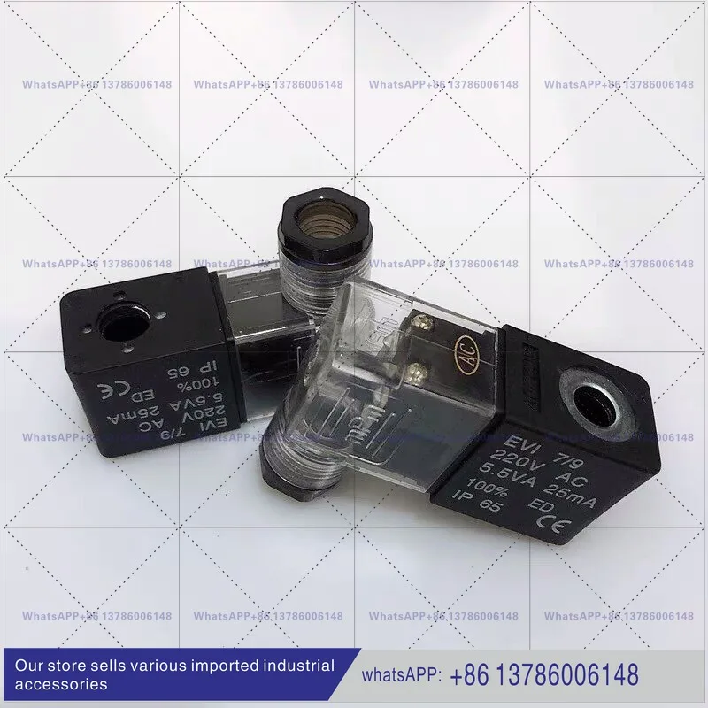 All copper solenoid valve coil 4V210 EV17/9AC220V DC24V DC12V 5.5VA DC4.8W