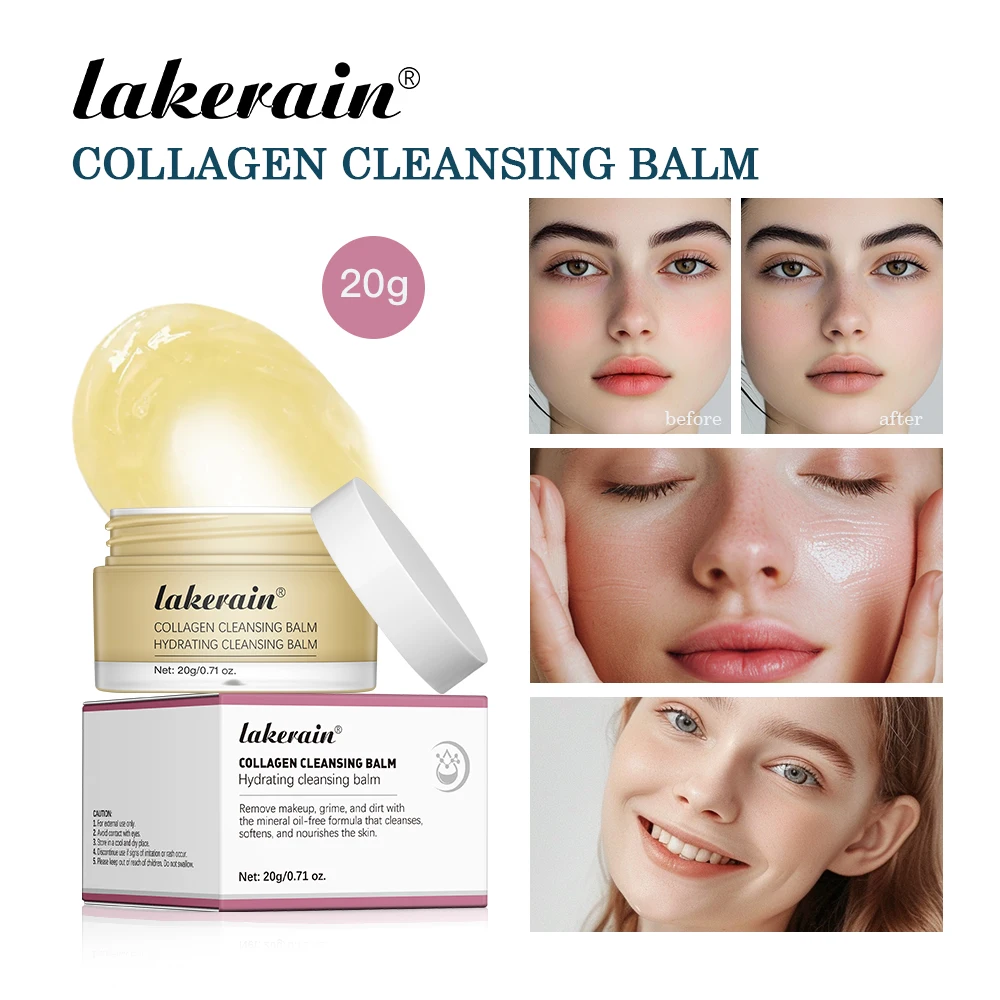 Lakerain Cleansing Balm Deep Cleansing Hydrating Softening And Nourishing Skin Gently Remove Facial Makeup Cleanser Balm