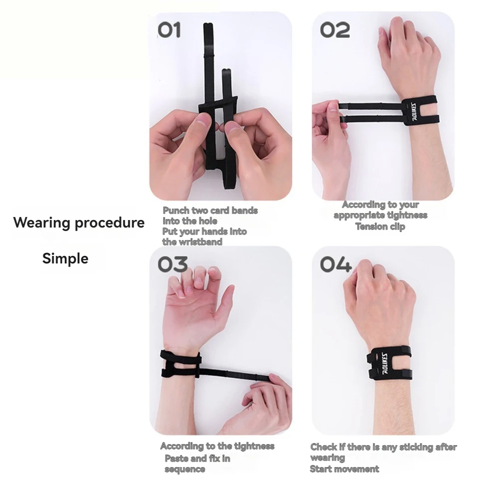 AOLIKES 1 قطعة دعم المعصم هدفين ل TFCC المسيل للدموع ، إصابات الغضروف الليفي الثلاثي ، آلام المعصم على الوجهين الجنرية ، سلالة تحمل الوزن #4