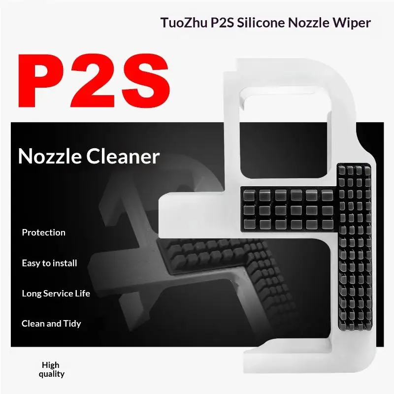 1/2 Sets Upgrade Silicone Brush Nozzle For Bambu Lab P2S Nozzle Wiper Cleaner Strong Cleaning Ability Tools Accessories