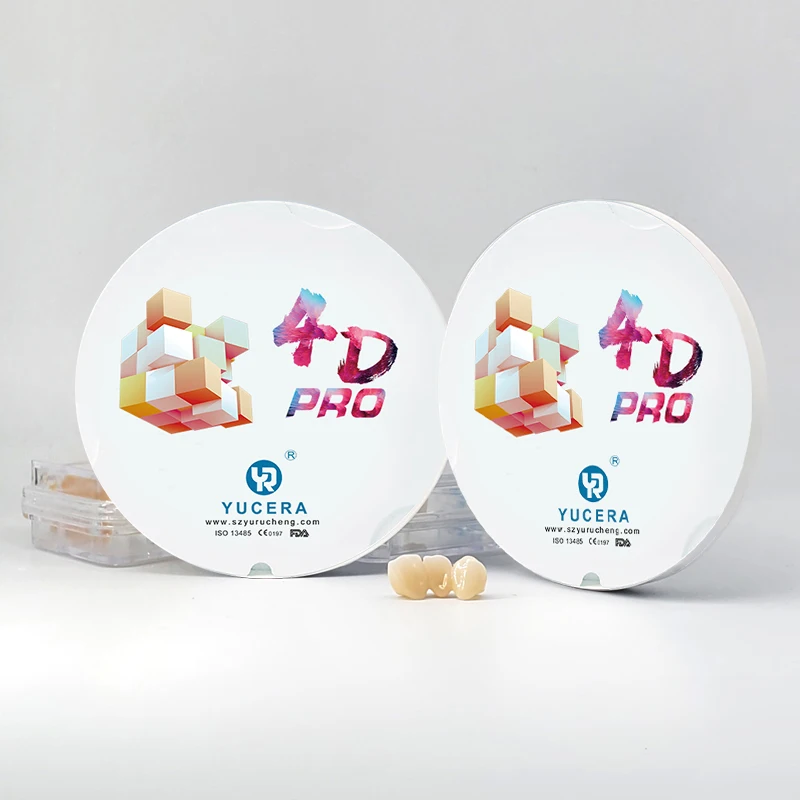 Yucera 4D Pro Zirconia Discs for  Lab for Convenient and Efficient Restorations