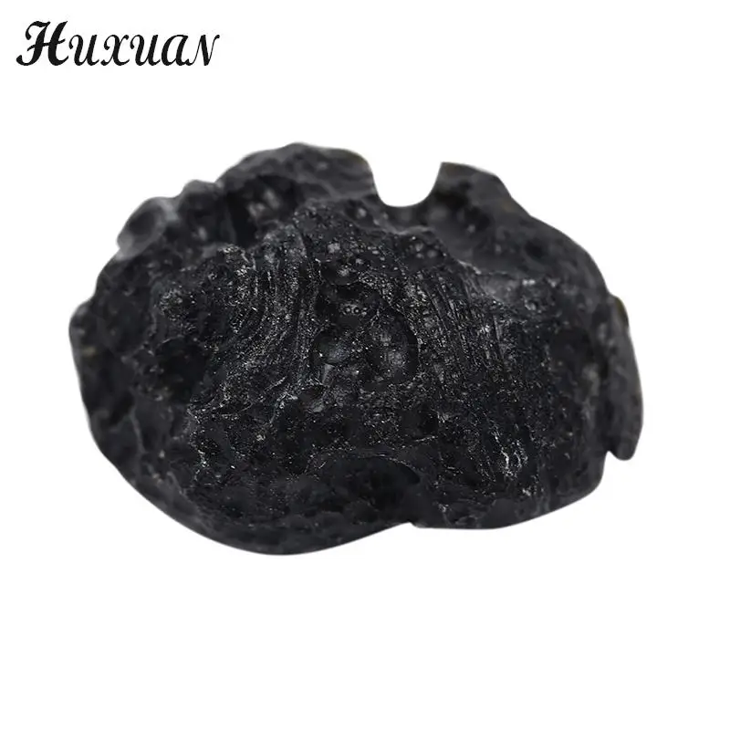 1XTektite Meteorite Raw Specimen Mineral Rock Iron Stone Rough Black Space