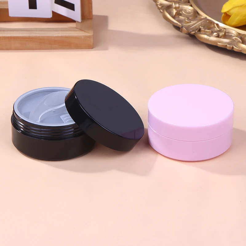 100g 빈 넓은 입구 아이 마스크 병 플랫 보틀 스푼 포함 바디 크림 로션 포장 병 여행용 용기 화장품 메이크업