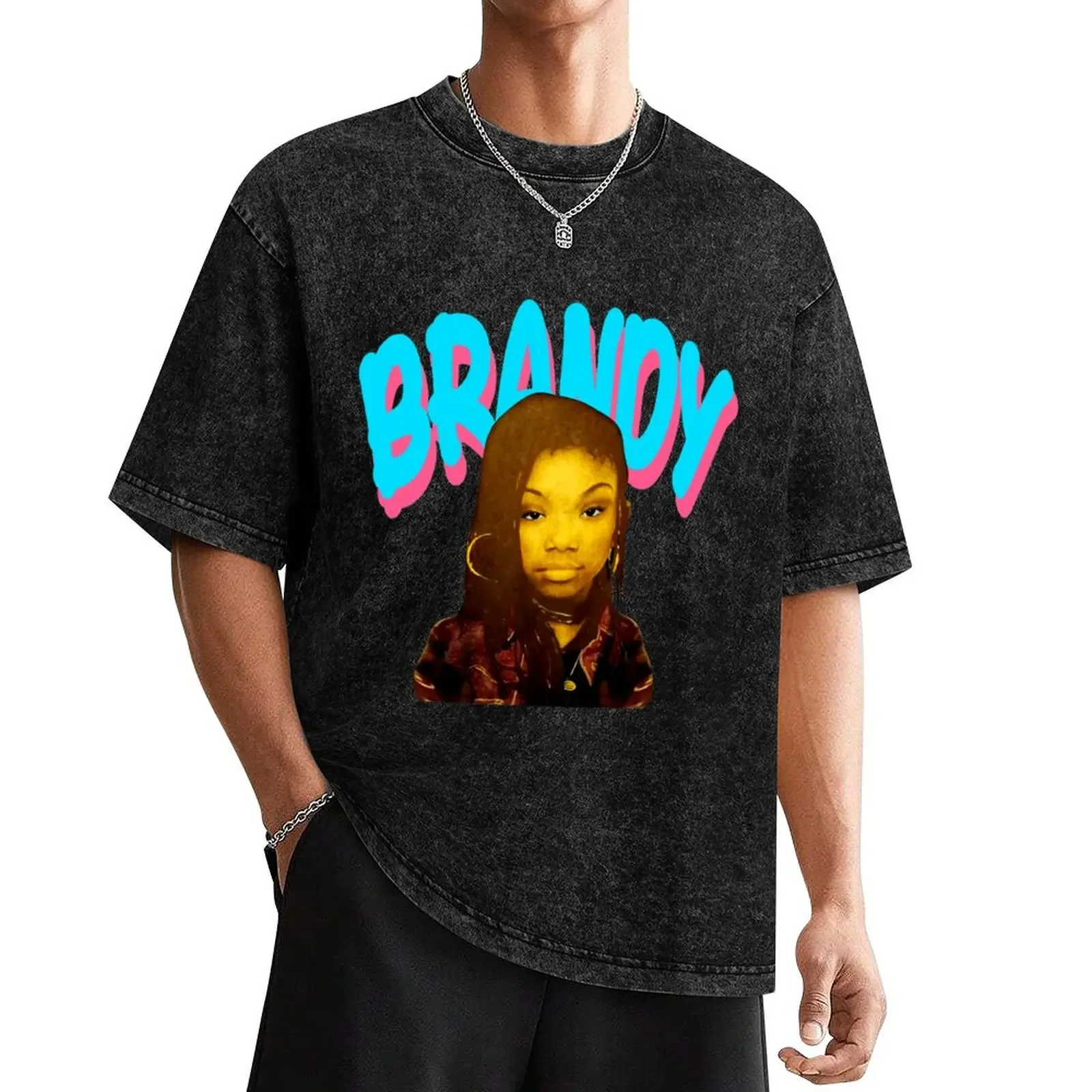 1994 Brandy Vintage I Wanna Be Down Era Moesha T-Shirt plus size tops anime stuff new edition tops funny t shirts men