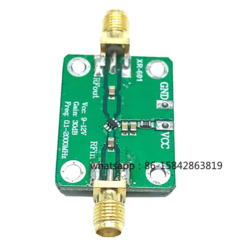 RF Wideband Transmitter, Low Noise Amplifier Medium Power LNA (0.1-2000 MHz Gain 30dB)