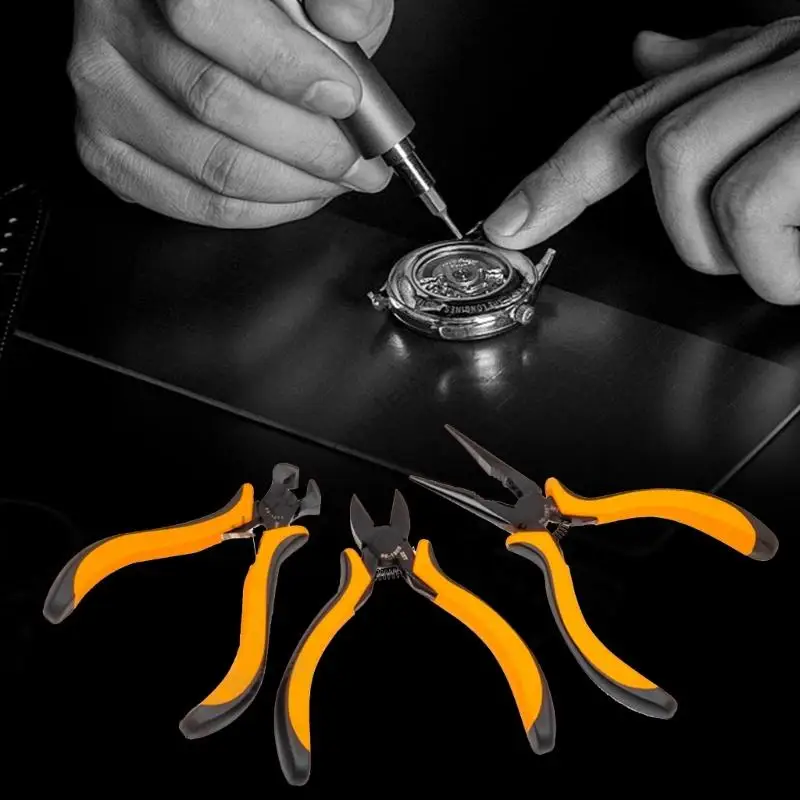 Alicate precisão aço resistente Q6PF Alicate corte final para relojoeiros e joalheiros