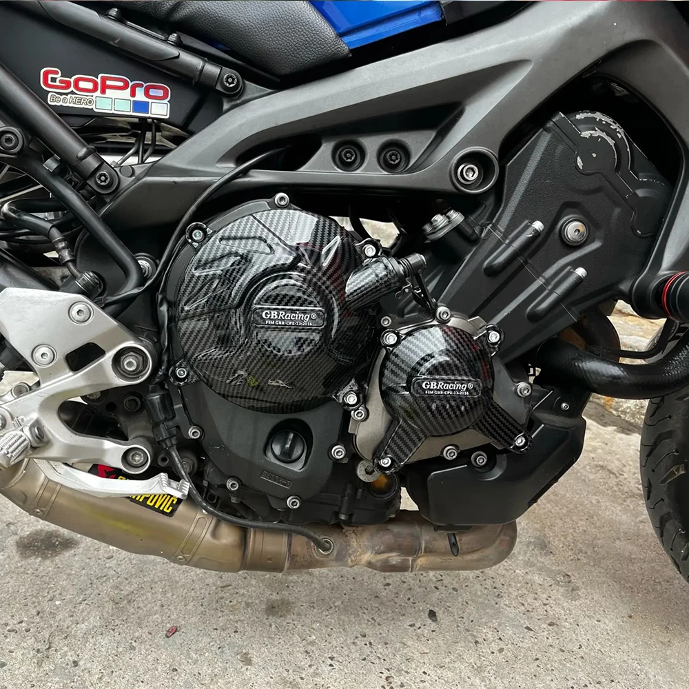 GBRacing FOR YAMAHA MT-09 2014-2020 XSR900 2015-2020 FZ-09 Tracer & Scrambler Engine Protective Cover