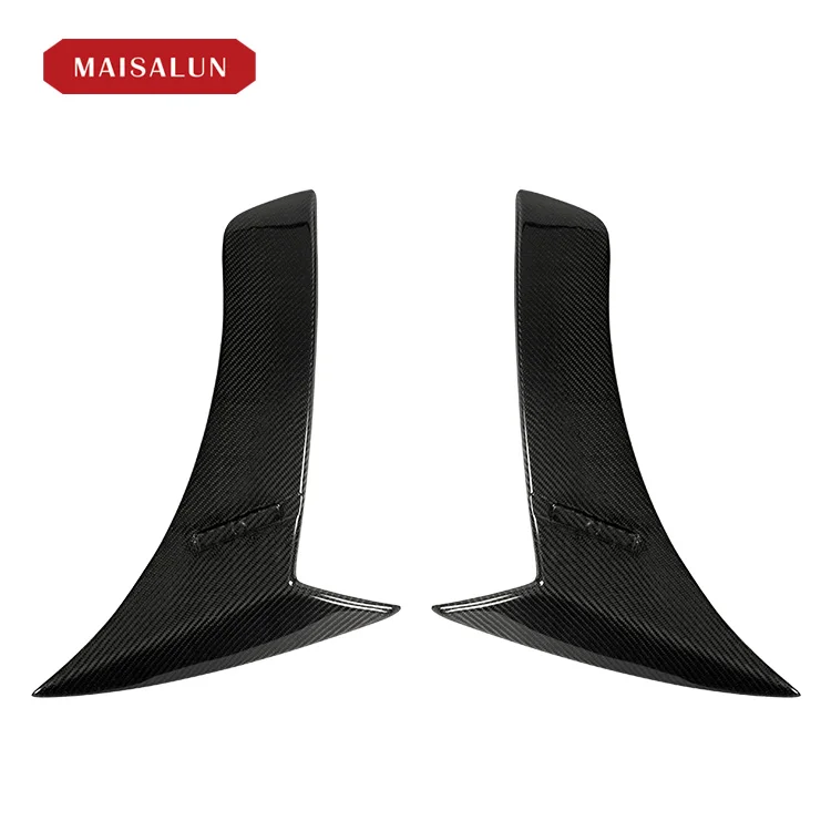 Carbon Fiber Side Fender Fin Vents Splitter For Mercedes Benz W222 S Class S63 S65 side body kit