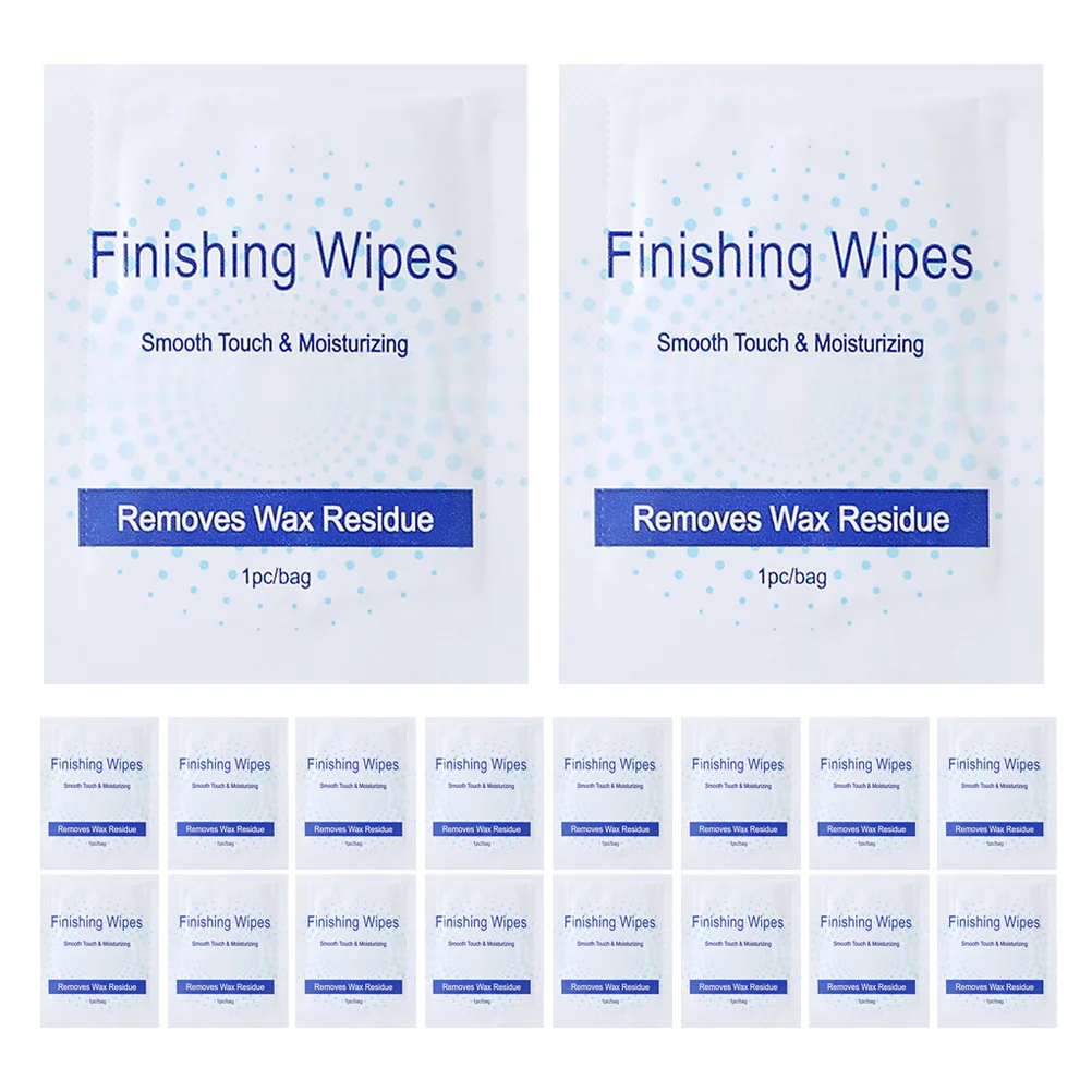 30 Pcs Hair Removal Wax Cleaning Oil Wipes Cream Residue Remover Post Treatment Soothing Pre and Care Depilatory