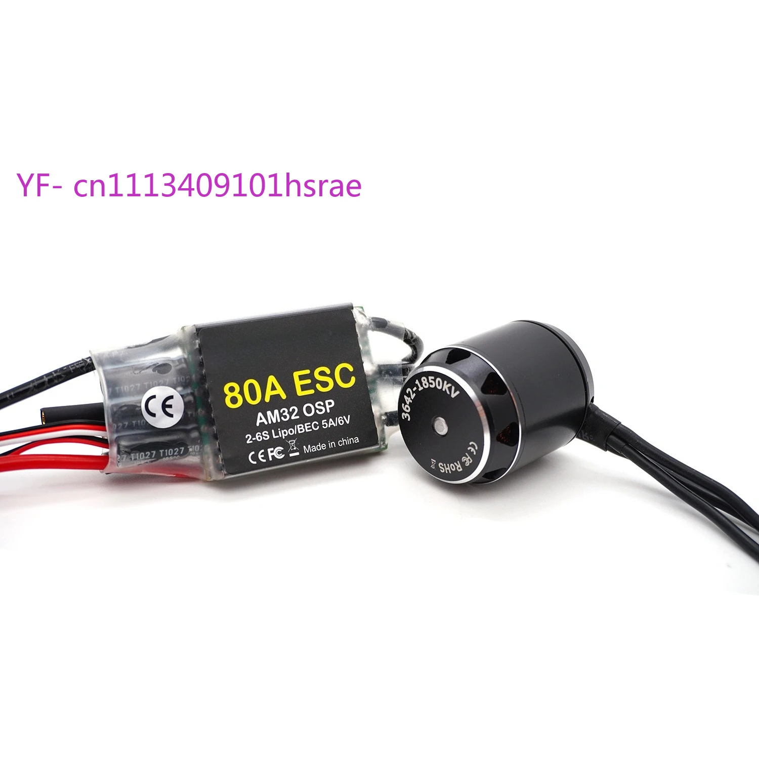 3642 Outrunner Brushless Motor AM32 80A ESC for TRX4 TRX6 RC4WD D90 RC Crawler