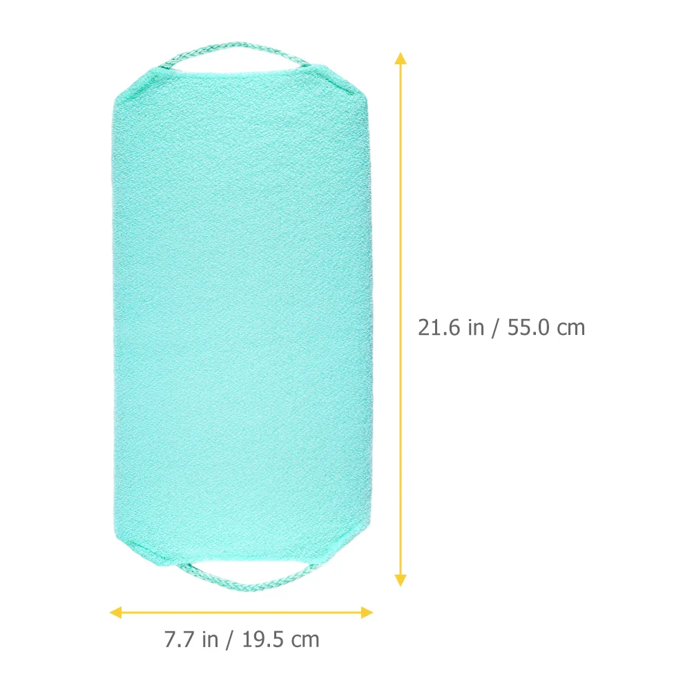 2 Pcs Scrubber Cloth For Body with Drawstring Back Scrubber for Shower Washing Towels Exfoliating Frosted Take Tool 40% Nylon