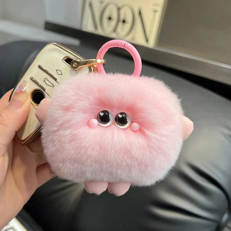 Cute Kawaii Trendy Plush Doll Pendant For Women Girls Fashion Car Keychain Creative Backpack Decoration Accessories Gifts