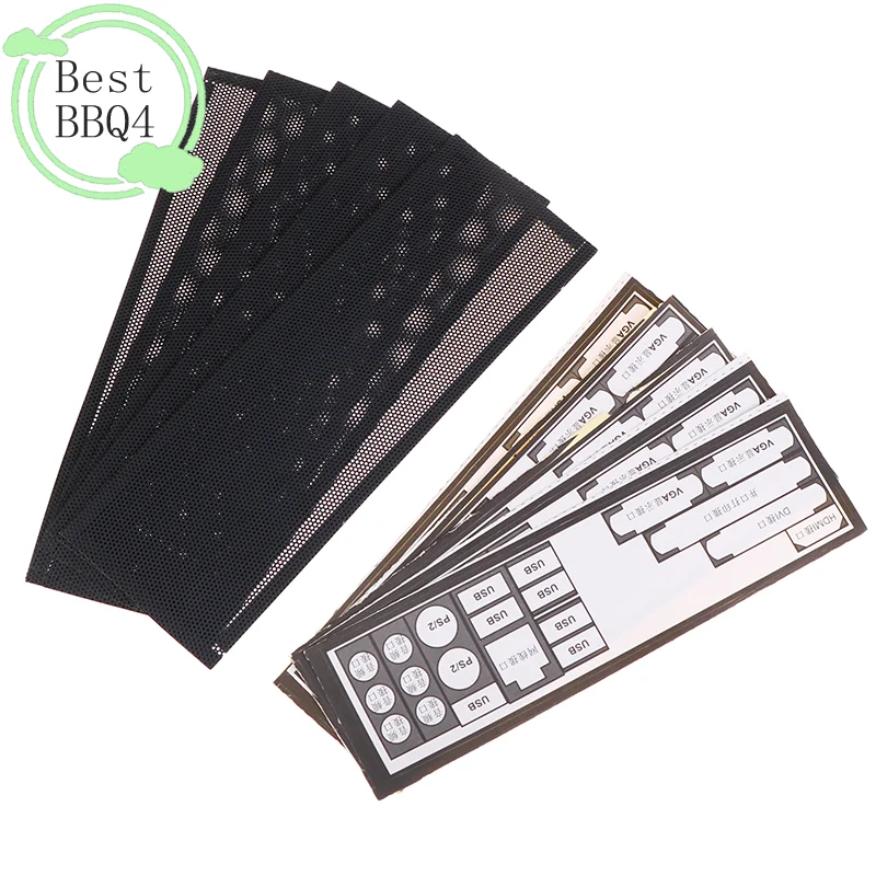 (BBQ4)5PCS PVC Dust Filter Universal DIY Shield Back Plate For Computer Chassis I/O