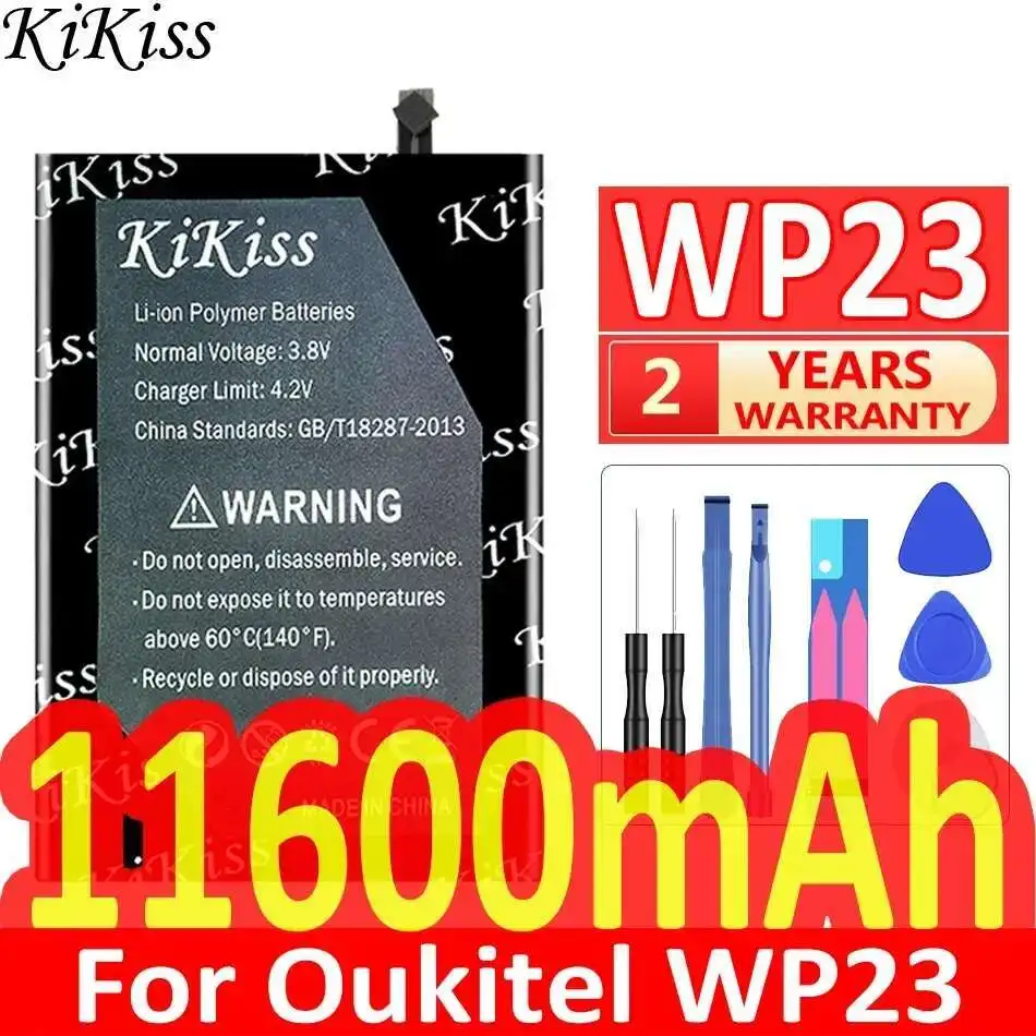

Durable Mobile Phone Battery High Performance 11600mAh For Oukitel WP23 WP23 S111