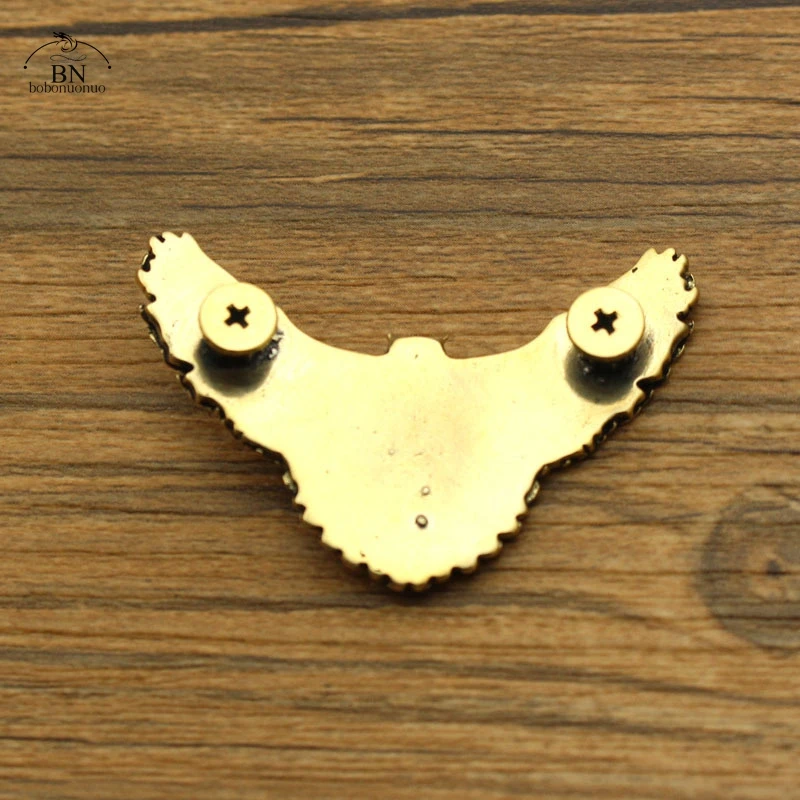 Vintage Copper owl Buckle Brass Screwback Rivet Clothes Button Punk Trendy DIY Accessories for Leather Jacket Belt  Wallet