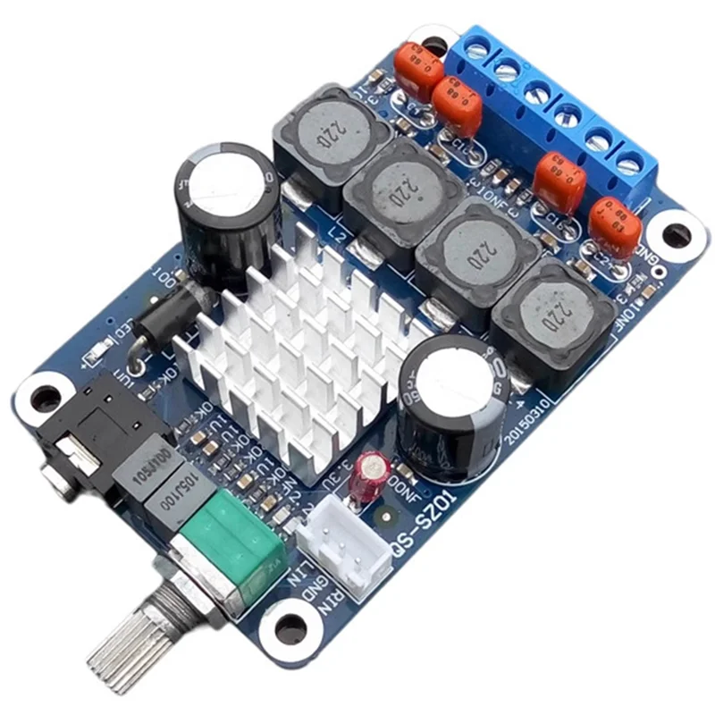 A73E-TDA3116D2 Digital Power Amplifier Board TPA3116 Dual Channel 2X50w High-Power Amplifier Module