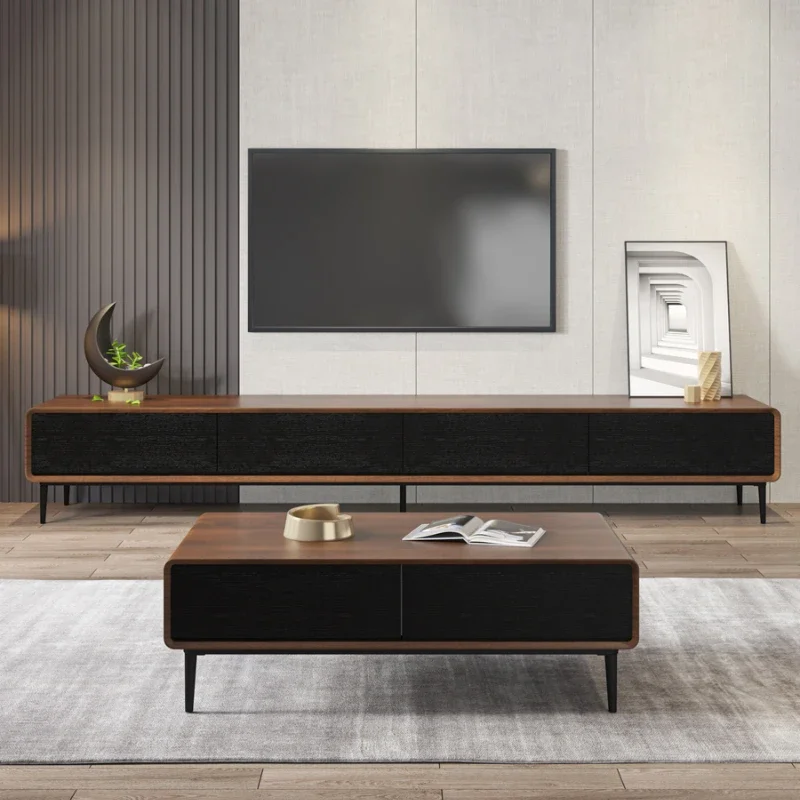

Corner Tv Stand Living Room Decoration Organizer Furniture Table Full Modern Dining Cabinet Entertainment Unit Comfortable Floor
