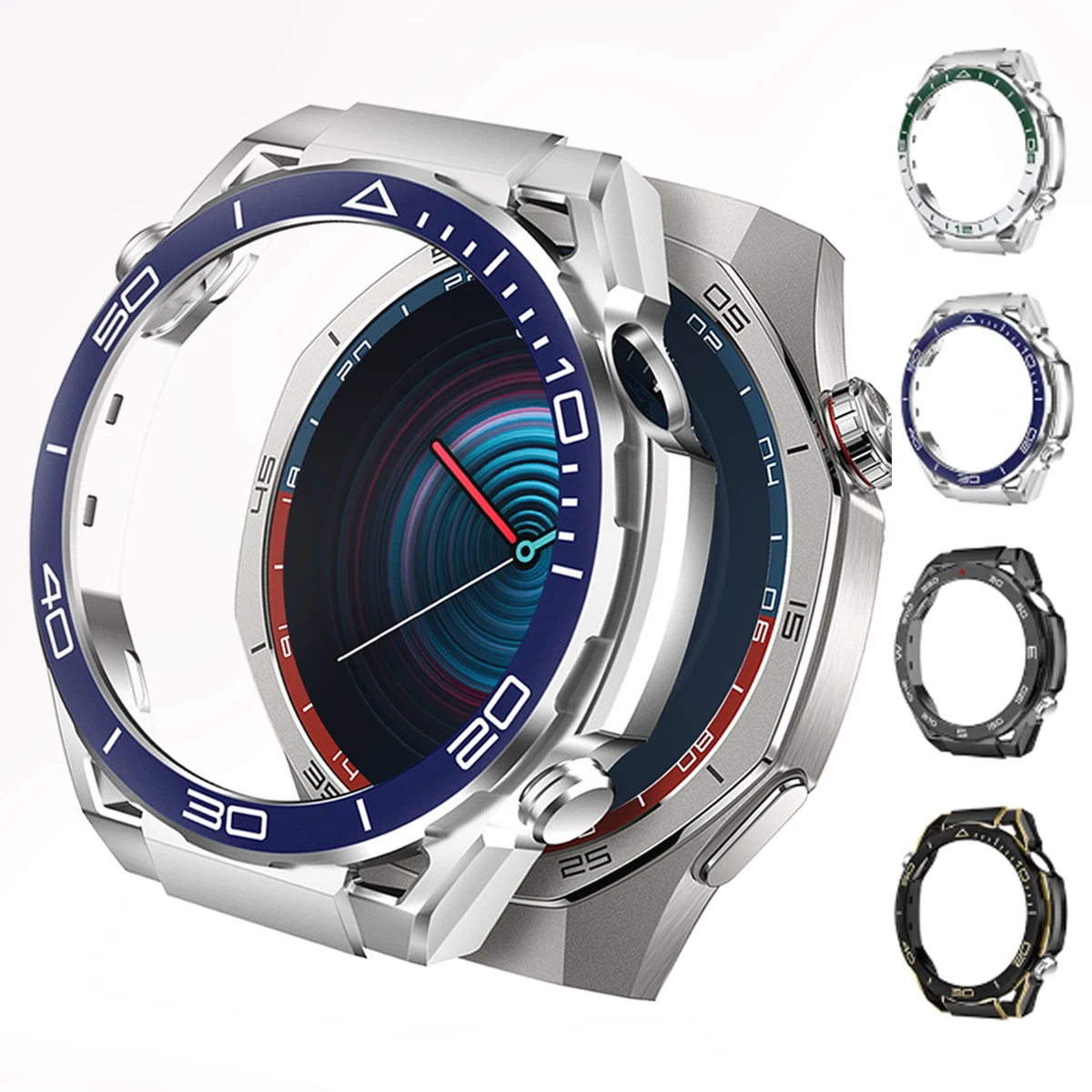 PC Case for Huawei Watch GT5/5Pro 46mm Drop Resistant Shockproof Shell for Watch GT4 46mm Durability Protective Accessories