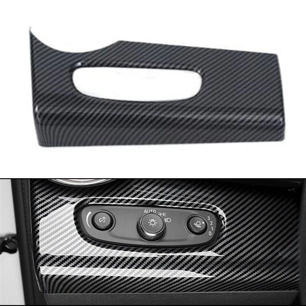 

Car Headlight Switch Button Cover Trim Carbon Fiber Interior Trim For Chevrolet For Trax 2023 2024 Car Accessories