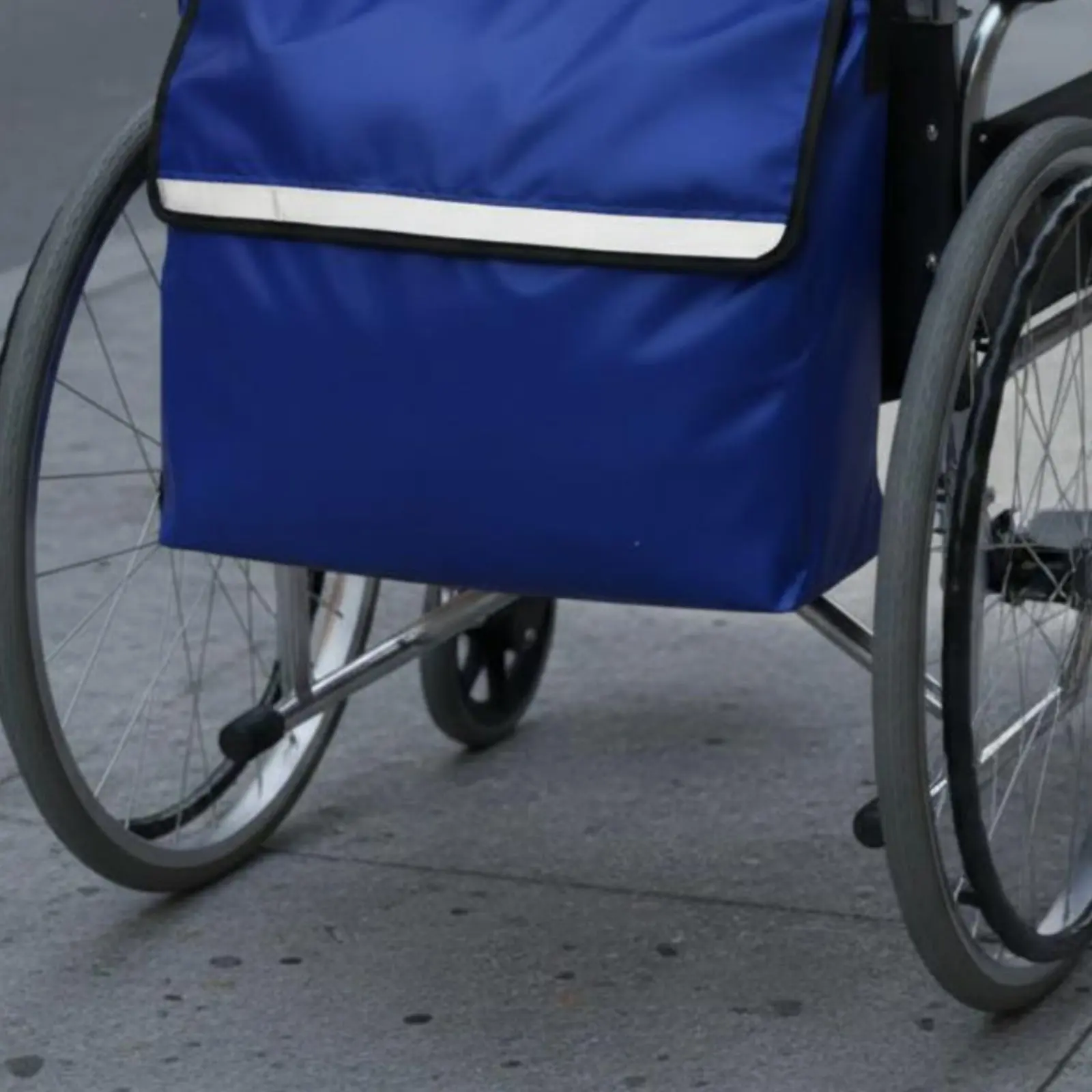 

Rear Storage Bag Large Capacity Storage Bag Mobility Scooter Saddlebag Easy Installation Lightweight