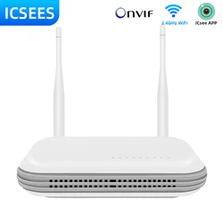 Minicsee-Sistema de videovigilancia de seguridad inalámbrico, grabadora IP de detección humana, 8 canales, Wifi, NVR, H.265 +, CCTV