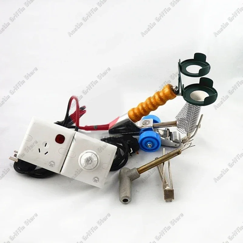 Portable Woodworking Manual Stitching Machine Veneer Splicing Line Double Thread Head Type Industrial Veneer Veneer Machine