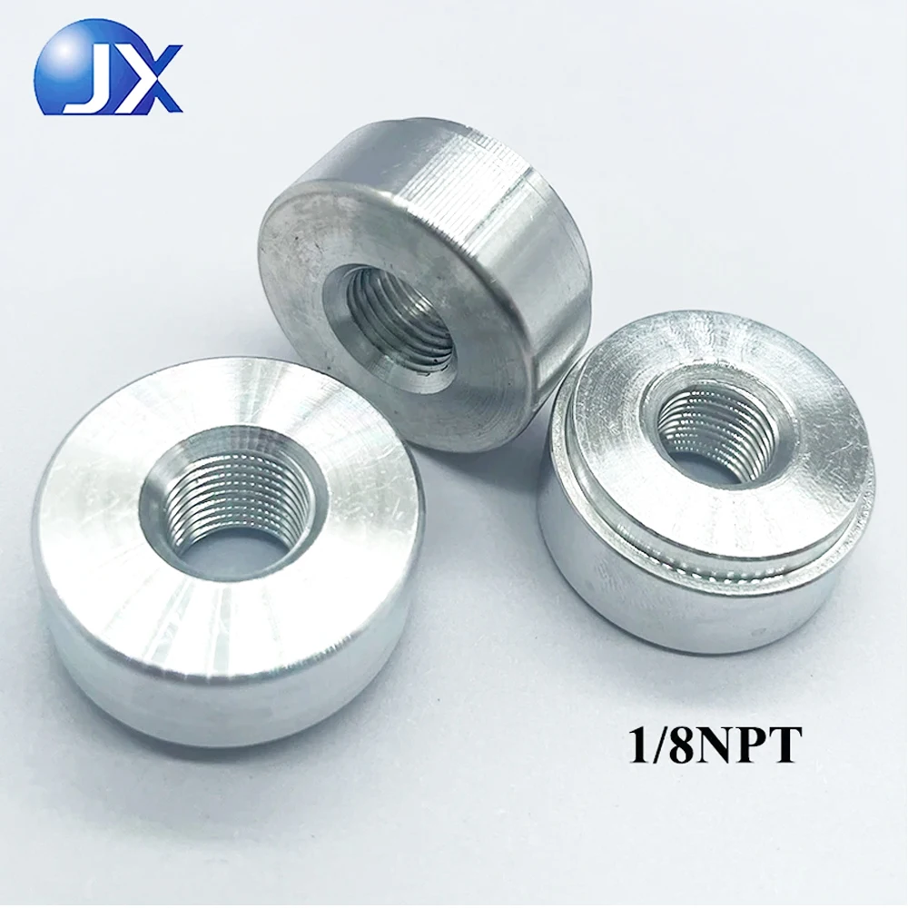 304 Stainless Steel 1/8npt Internal Thread Cylindrical Nuts Thickened Fasteners for Auto Oxygen Sensor Adapter