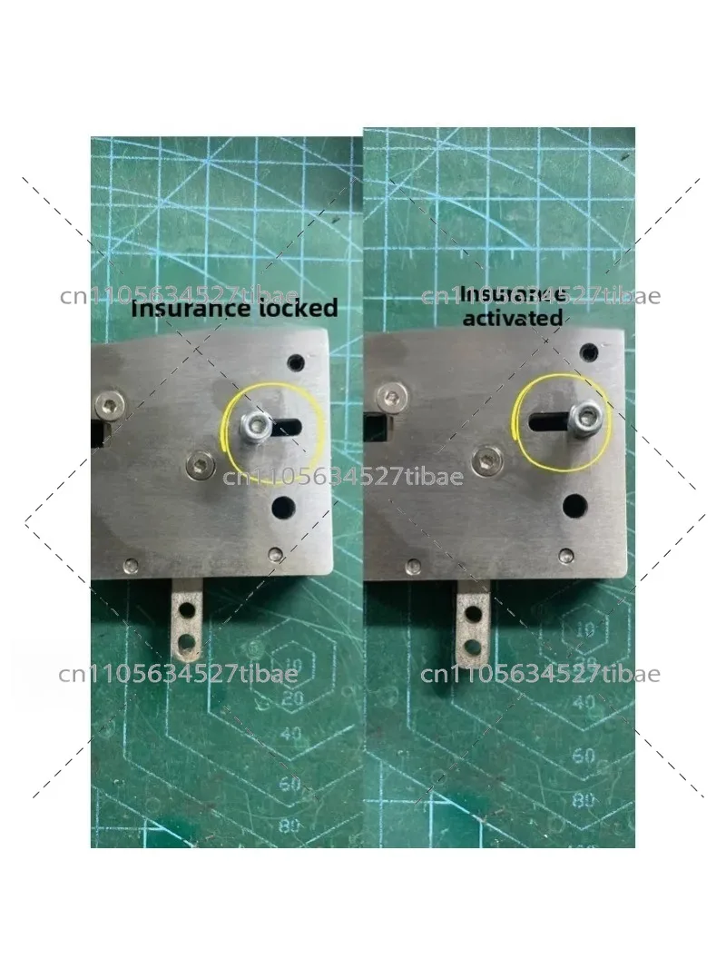 Stainless steel chord lock release device touch switch sliding door