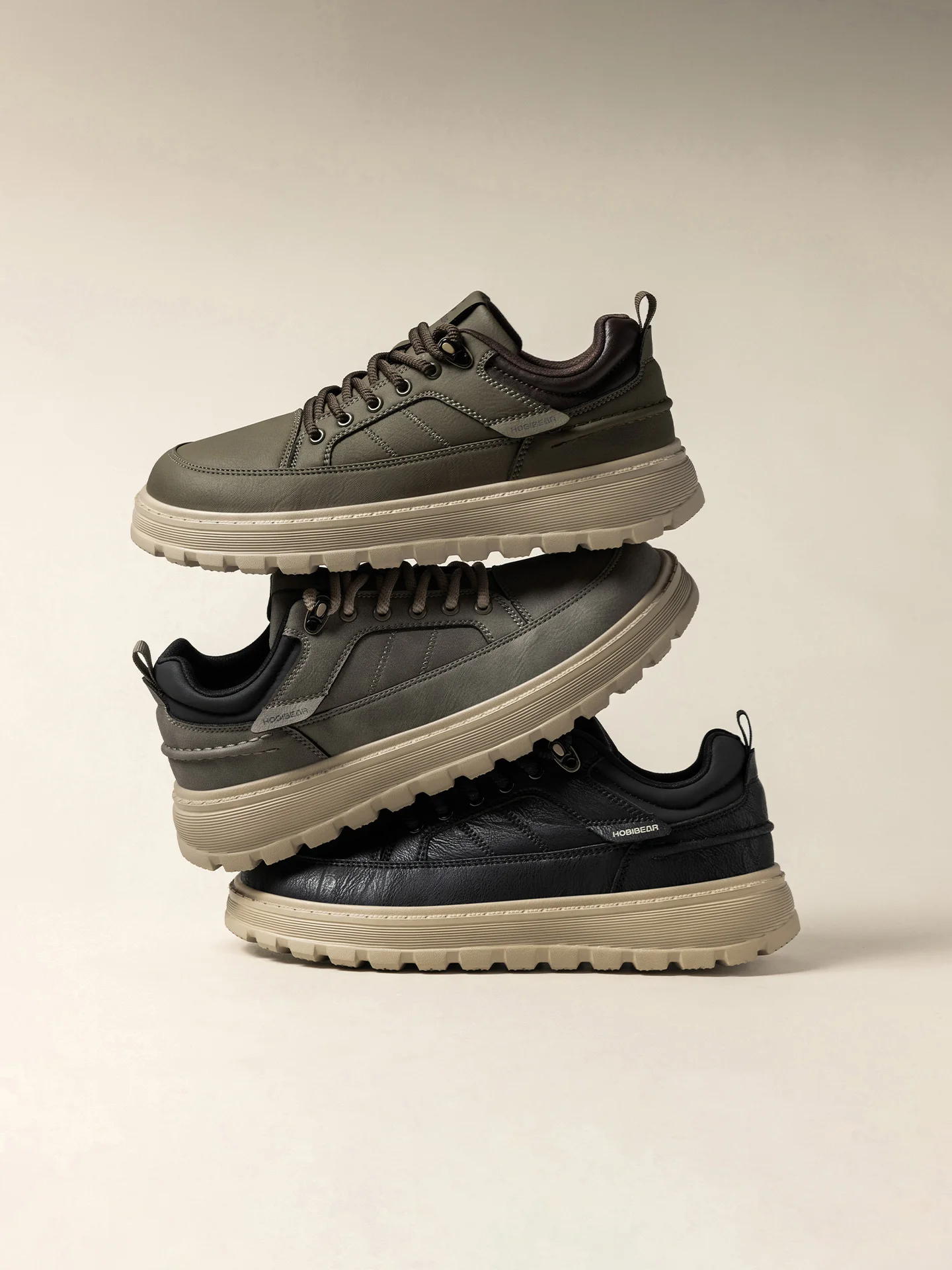 HOBIBEAR Herren Oxford-Schuhe mit breiter Passform, klassisches Kunstleder, Business-Schuhe mit klobigem Absatz, Retro-Freizeitschuhe zum Schnüren – Detail 15