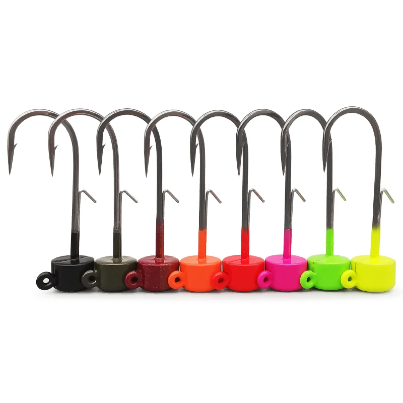 LUREHOLIC Tungsten Ned Jig Head with Norway Mustad Hook Ned Rig Hook Lure Fishing for Long Casting  Bass Fishing