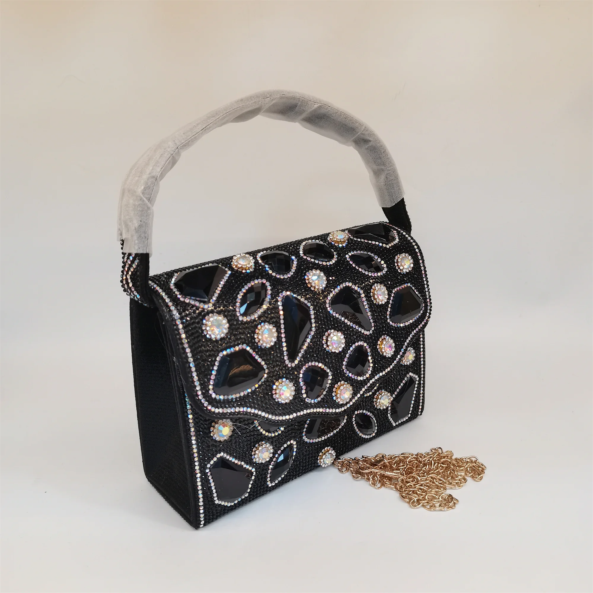 

Newest Women's Big Rhinestones Evening Clutch Bag Party Handbag Luxury Shoulder Bag Shiny Crystal Clutch Rhinestone Bag