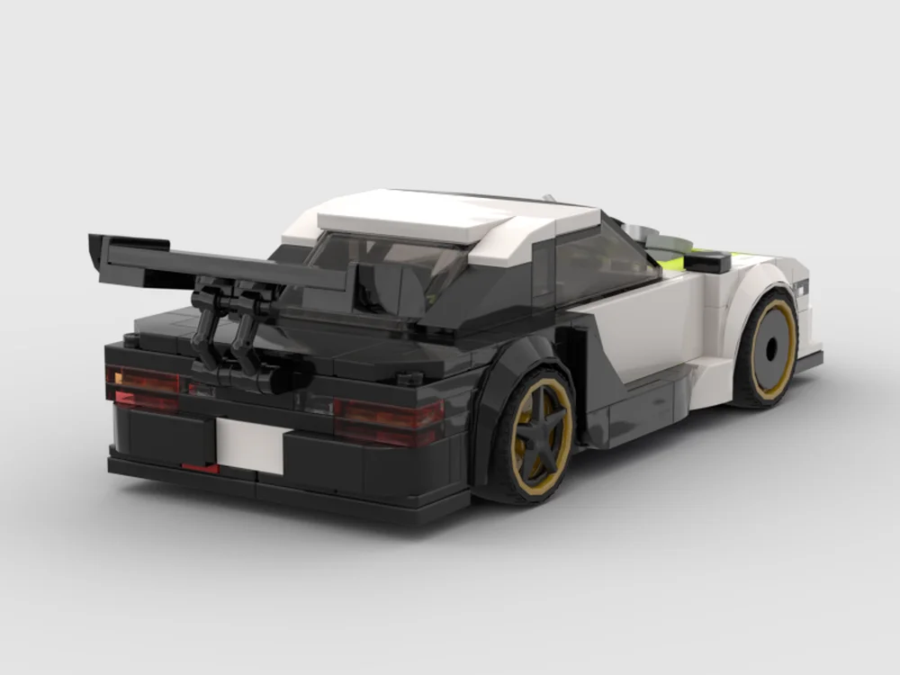 MOC-275 부품 블록 자동차 모델 시티 스피드 S13 장난감 소년 성인 크리스마스 선물 창의적 게임