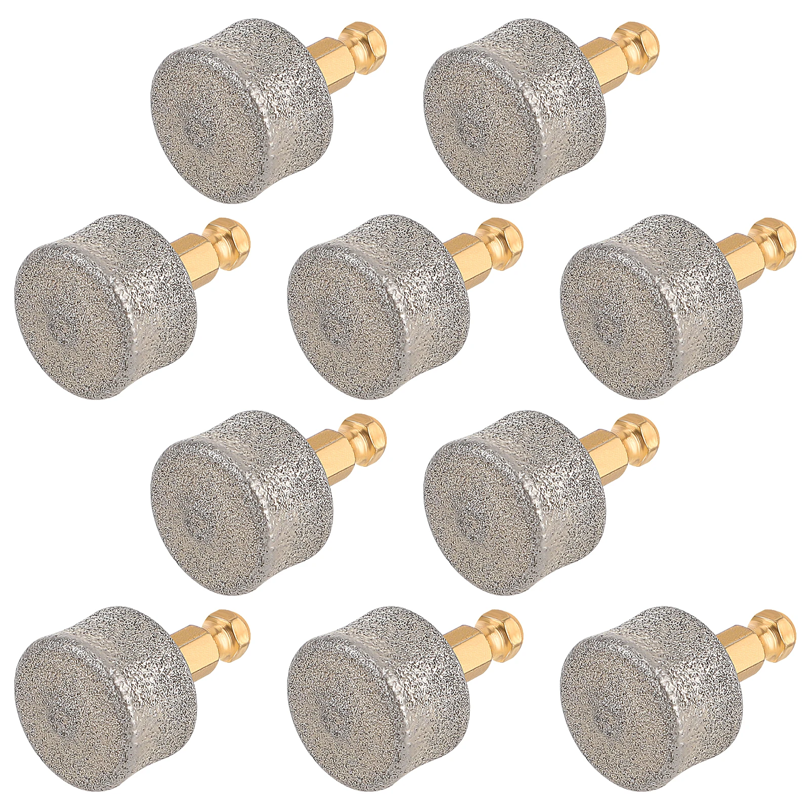 

10 Pcs Electric Nail Grinder Head for Large Dogs Durable White Pet Nail Trimmer Wheel Grinding Tool Dog Accessories