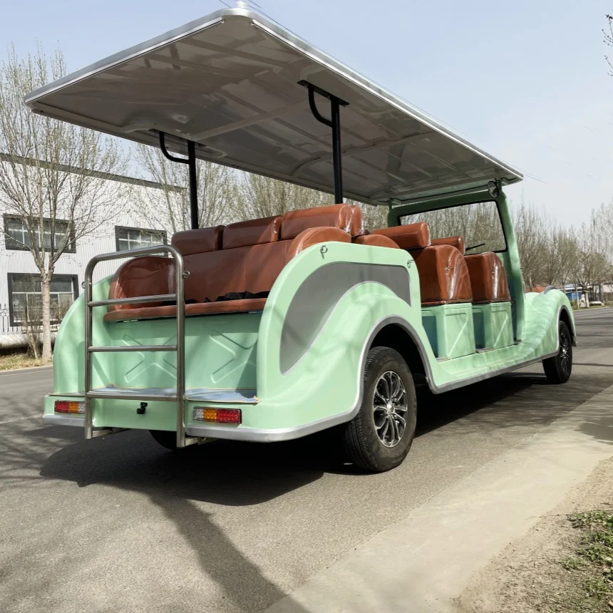 

Electric Antique Sightseeing Car 4 Wheel Retro Classic Car Customized MacPherson Suspension Sightseeing Vintage Classic Car