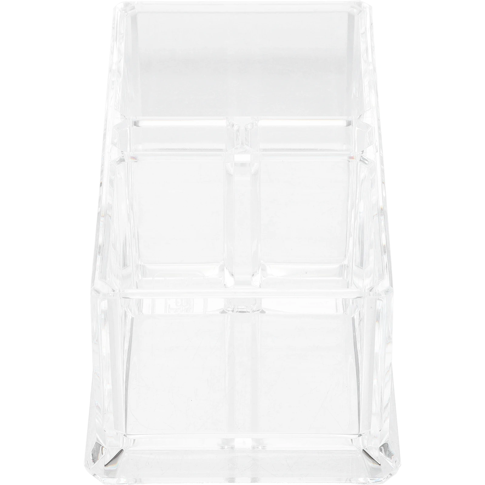 

Tea Bag Storage Box Clear Acrylic Coffee Holder Desktop ganizer Divided Compartment Chest Kitchen Bar Supplies