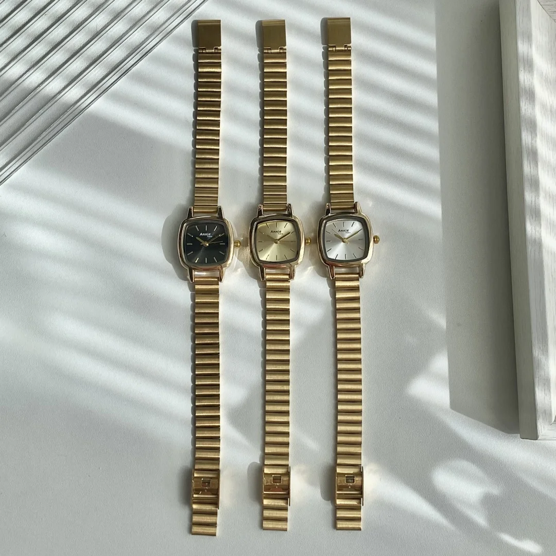 Модные женские часы, простой квадратный циферблат, аналоговый стальной ремешок, кварцевые наручные часы Reloj Mujer, часы для девочек, подарок, Relogio Feminino