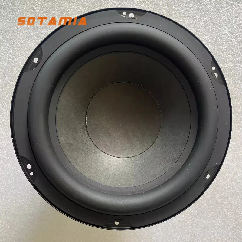 SOTAMIA 1PCS 8 Inch Wide Brimmed Cone Subwoofer 4 Ohm 150 Watt Long Stroke Rubber Edged High Power HIFI Speaker