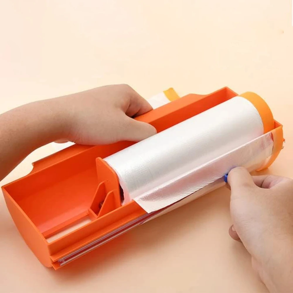 Masking Film Cutter Upgrade Masking Film Cutting Tool for Cutting Atomobile Spray Paint Protective Film and Furniture Dustproof