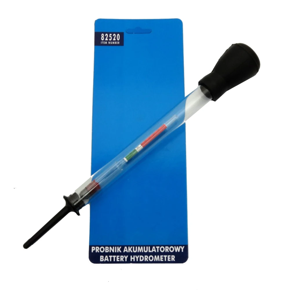 Car Battery Tester Battery Hydrometer Plastic Material Float-type Design Battery State Testing Electrolyte Density Tester Device