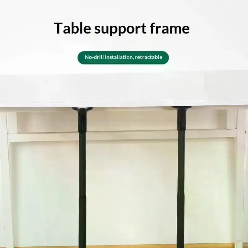 Stainless Steel Furniture Anti-fall Pull Rod Adjustable Support Rod Jack Type Desk Cabinet Support Leg Kitchen Sink Installation